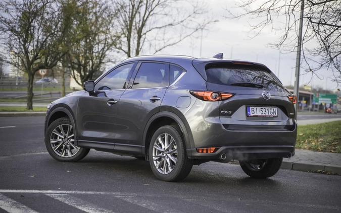 Mazda CX-5 cena 117900 przebieg: 4100, rok produkcji 2021 z Białystok małe 436